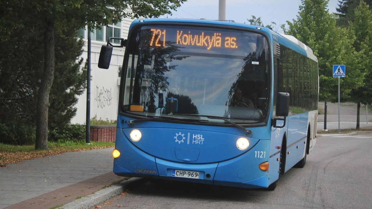 Scania ZF Opera! Helsingin Bussiliikenteen Scania Lahti Scala 4x2 K230KB (2011) Linjalla 721 💙😀.