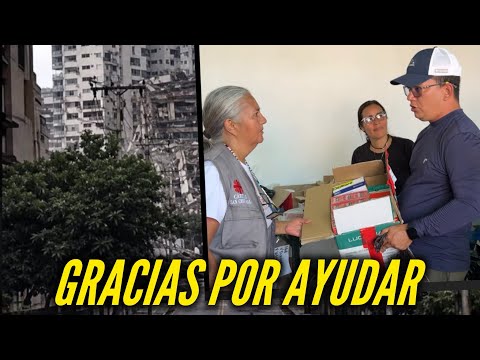 WE STARTED BRINGING MEDICAL SUPPLIES to THOSE AFFECTED by THE EARTHQUAKE 🇻🇪