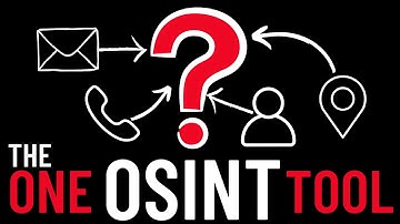 ONE OSINT Tool for EVERYTHING!
