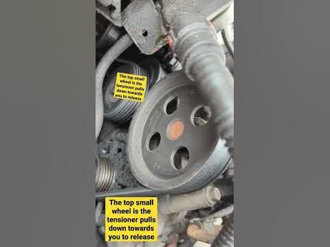 ford fiesta alternator belt 2002 chain driven engine top tensioner