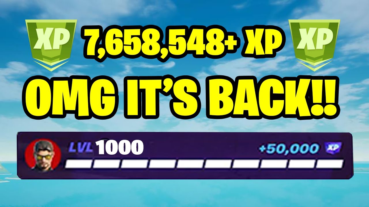 XP GLITCH IN CHAPTER 3 IN FORTNITE MAP CODE! (OMG IT BACK) YouTube