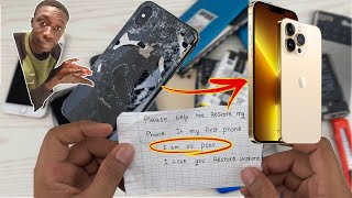 Restore iPhone X​ Cracked into iPhone 12\13 Pro From Big Fan