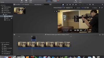 How to create a gun effect in iMovie 10 0 4