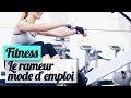 Rameur  mode demploi en salle de gym  fitness