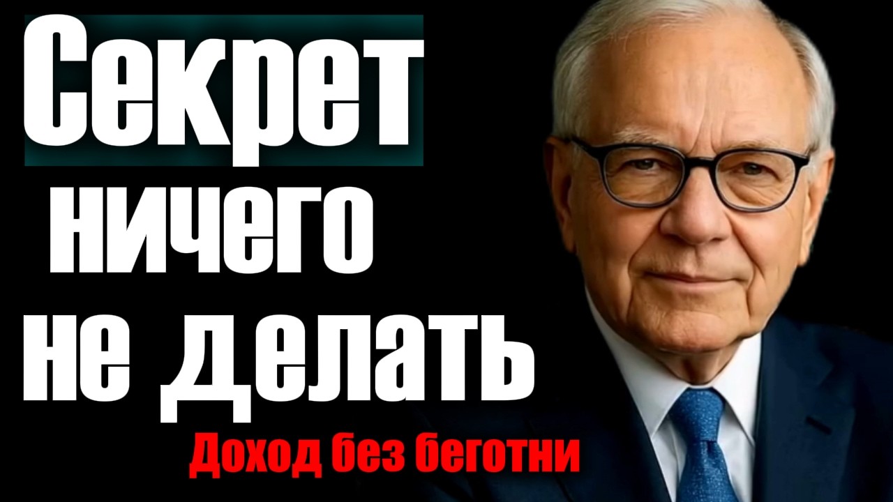 6 способов “ничего не делать” по умному  как построить доход на системе