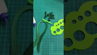 Easy Quilling Christmas Tree Decor - 3D Art #quillingpaperart #shorts #creative