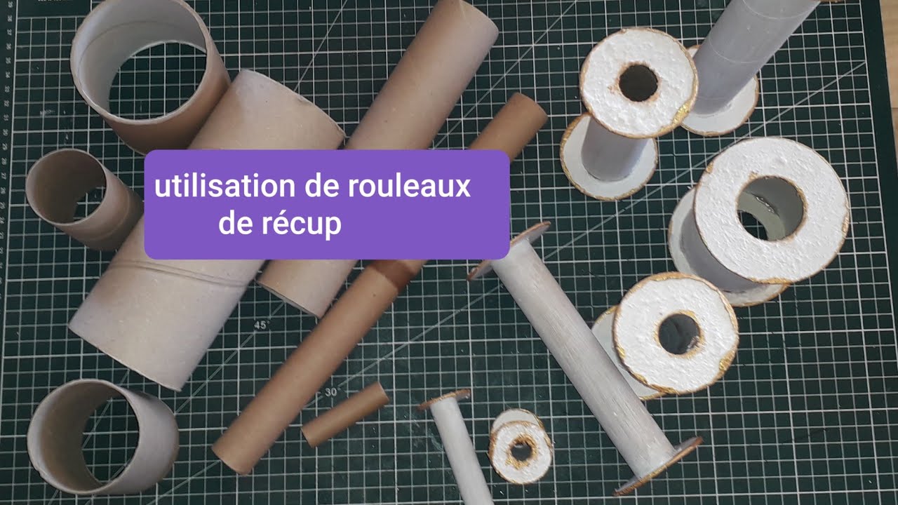 Utilisons nos rouleaux de papier vides /récup/ tuto.