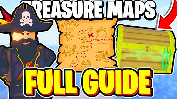 How To GET & USE TREASURE MAPS In Fisch! (FULL GUIDE) How To Find & Fix Treasure Maps Fisch! Roblox