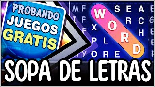 Word: Sopas de letras español ► probando JUEGOS GRATIS | Google play - Android screenshot 5