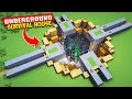 ⛏️ Minecraft : SIMPLE Underground House 🏡 [ Build Tutorial for Survival ]