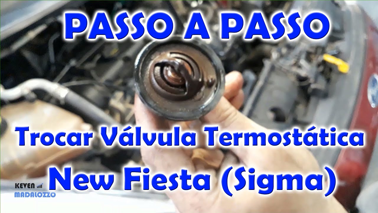 Passo a Passo - Substituição Válvula Termostática New Fiesta - Motor Sigma