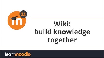 Wiki: Moodle 3.4