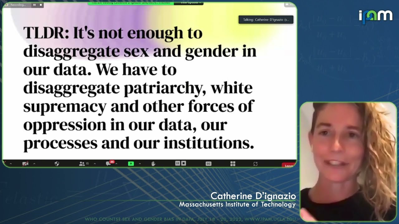 Catherine D ignazio What Does Feminist Data Science Look Like  