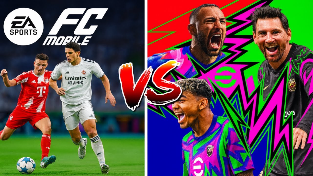 FC Mobile 26 Maximum Graphics Settings | Comparison vs eFootball 2026 ...