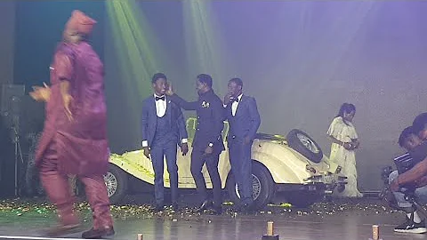 Grand Arrival Of Malaika And His Children To His 50th Birthday Party In Lagos