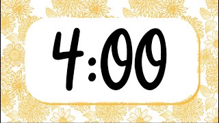 Celebrity 4 Minute Fun Fall Floral Timer (Bells Alarm at End) Profile
