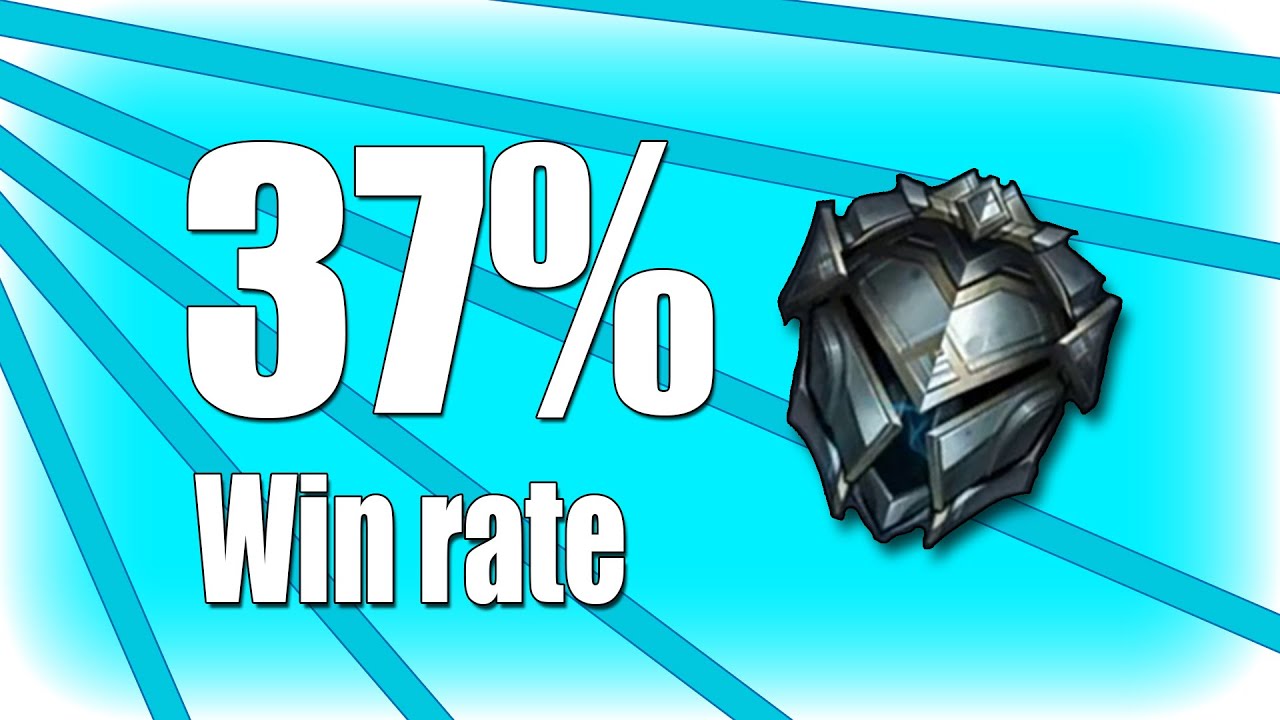 How it feels to be silver 4 with a 37% win rate...