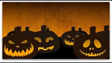 Looped Halloween Pumpkins Animated Background - Free Stock Video Download - Free Stock Video Footage