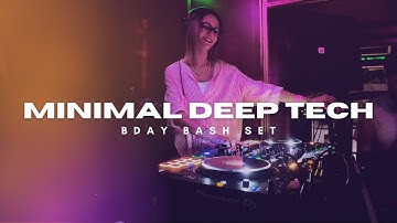 Minimal Deep Tech House Mix|| D:ZZY BDAY BASH @EMERALD CLUB