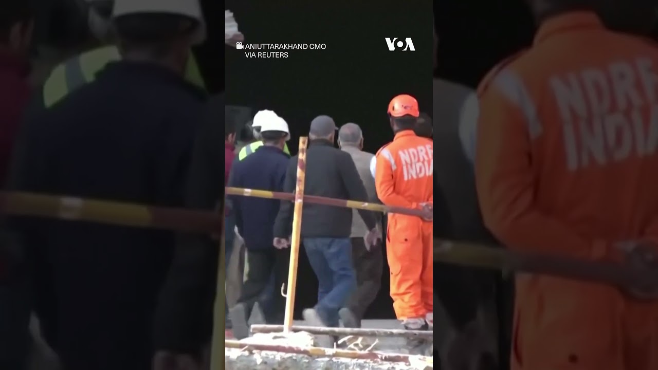 India Rescuers Hope to Reach 41 Trapped in Tunnel | VOA News 