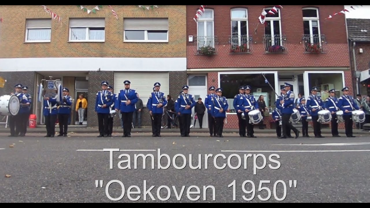 Schützenfest: Das Tambourcorps "Frisch voran" Oekoven 1950