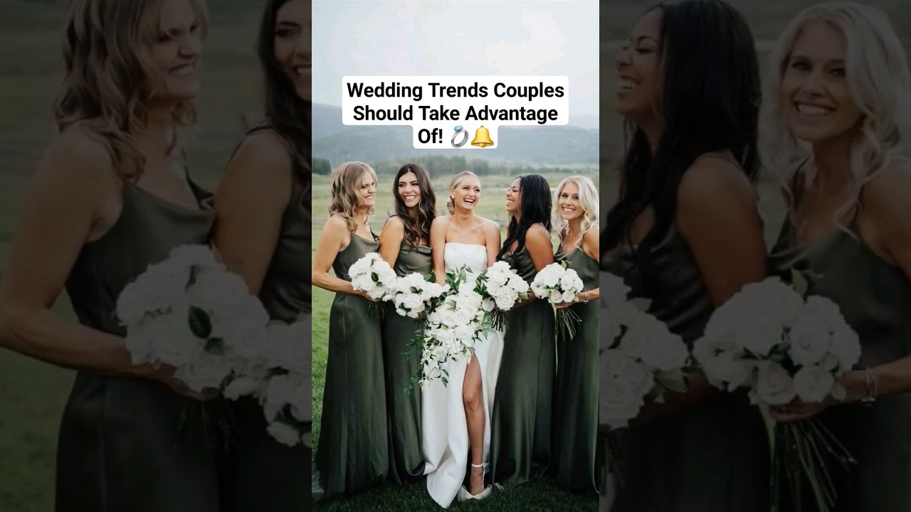 Wedding Trends Couples Should Take Advantage Of! 💍🔔 