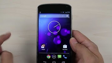 How to Set the alarm on Google Nexus 4 (LG)
