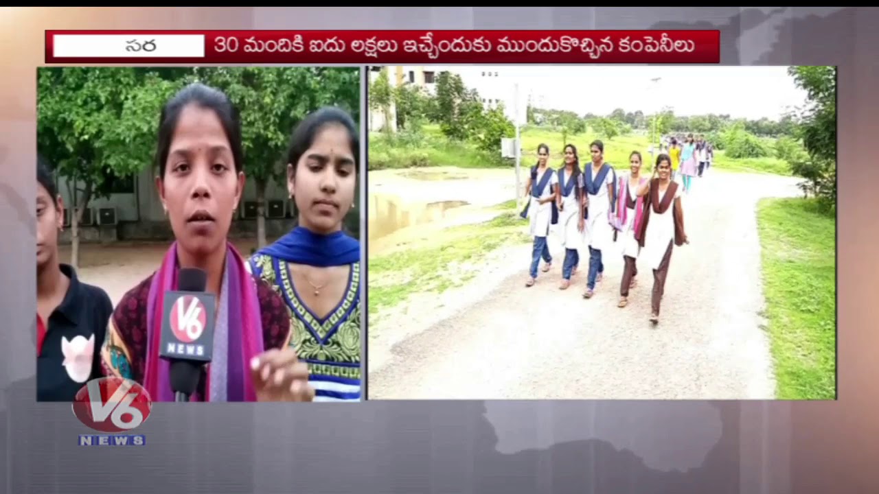 Campus Selections In Basara IIIT | 328 Students Selected For Different Companies | V6 News