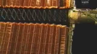 ISS P6 Truss Port Solar Array Retraction (1/3)