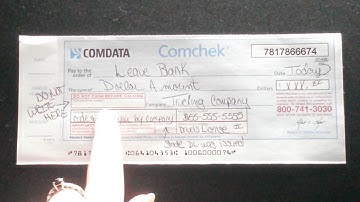 How to Complete a Comchek