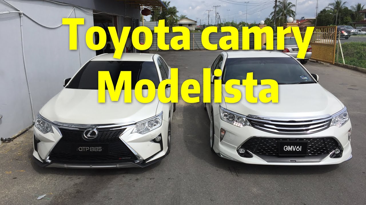 Toyota Camry hybrid 2017 ( Modelista bodykit) - YouTube