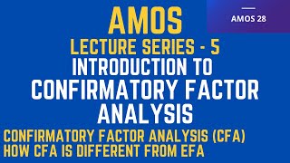 5. SEM | SPSS AMOS - What is Confirmatory Factor Analysis (CFA)? - Research Coach