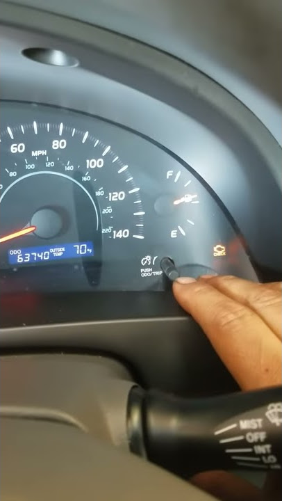 Maintenance Required Light Toyota Camry 2004 | Shelly Lighting