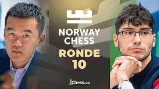 Ding Liren - Alireza Firouzja au Norway Chess 2024 - Ronde 10