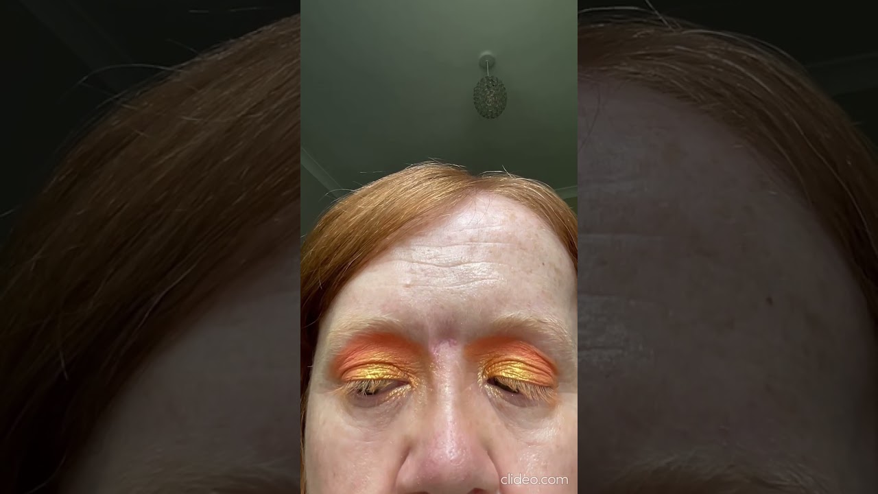 Kind Of Sunset Eye Makeup Look!            