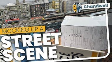 Mocking up a street scene - Thinking about Station Road