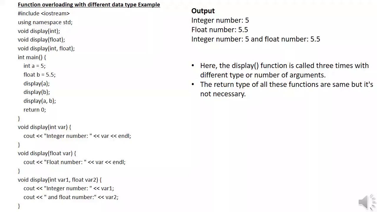 6. Function Overloading in C++ - YouTube