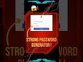 Strong Password Generator using Python language 🔥🤯📈 #shorts #shortvideo #shortsfeed