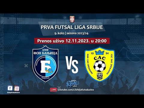 KMF FON Banjica - KMF SAS Zrenjanin | Prva futsal liga Srbije