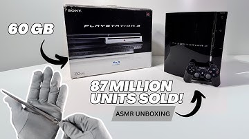 PS3 Console Unboxing | Original Fat Model 60GB Backwards Compatible Sony PlayStation 3
