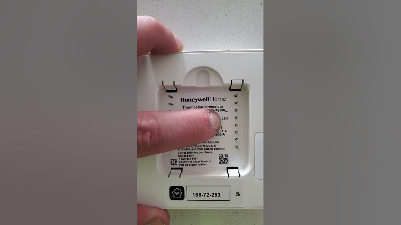Honeywell Home ProSeries Thermostat Unlock Instructions Model