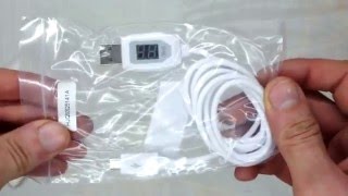 Конкурс! Распаковка кабеля для зарядки смартфонов с ампер- и вольтметром из Китая (Завершен)