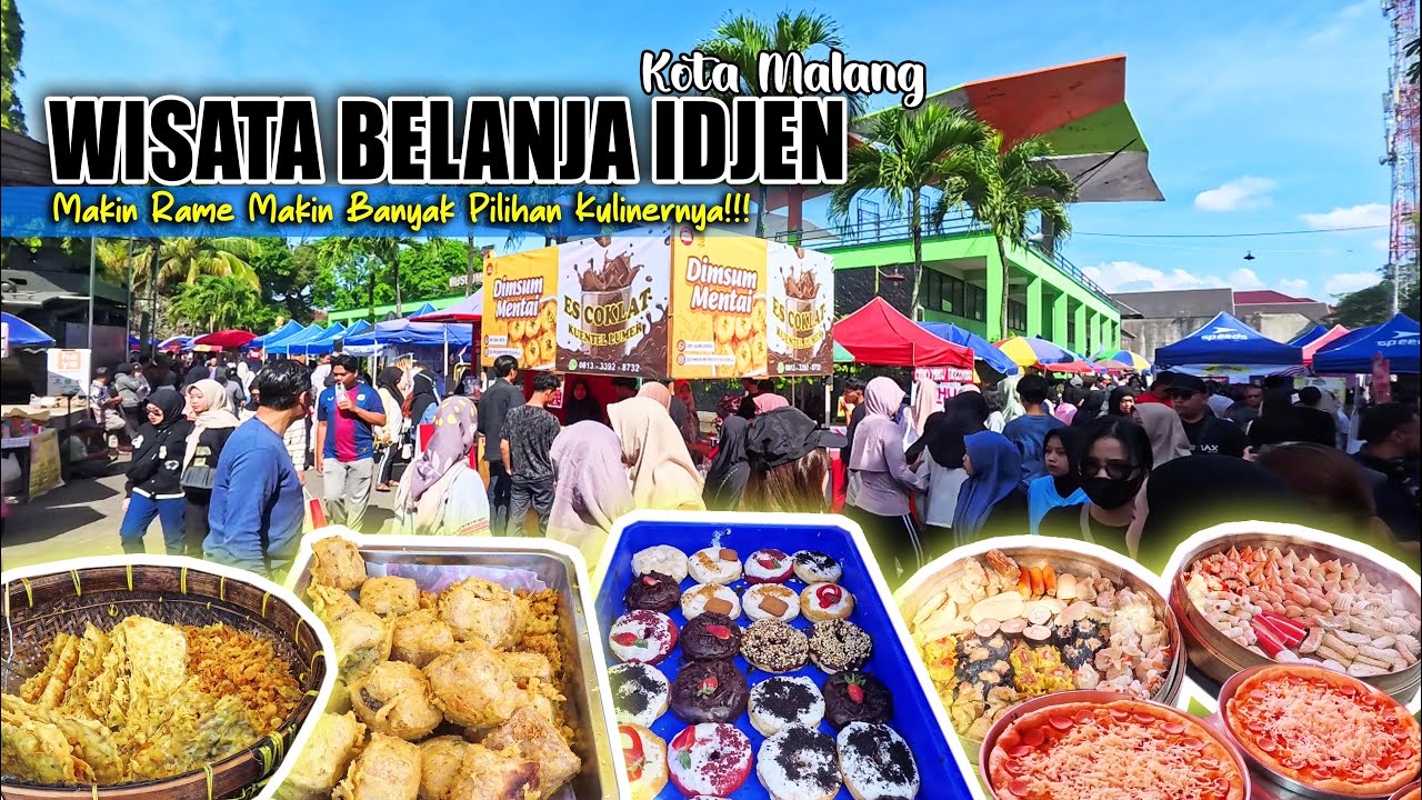 WISATA BELANJA IJEN MALANG || UPDATE KULINER CAR FREE DAY (CFD) KOTA MALANG