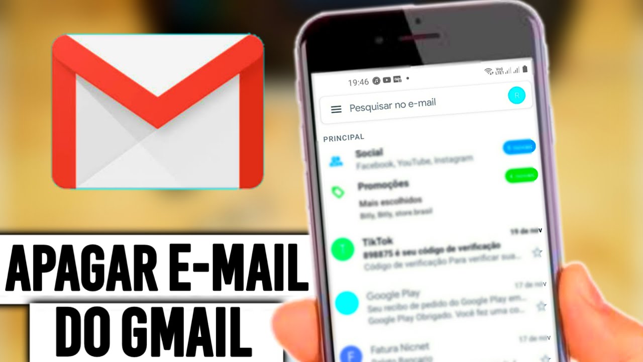 COMO APAGAR TODOS OS EMAILS DO GMAIL PELO CELULAR YouTube