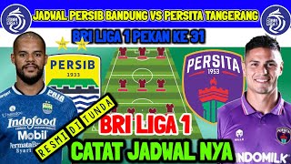 RESMI DI TUNDA - JADWAL PERSIB BANDUNG VS PERSITA TANGERANG - LINE UP PERSIB - KABAR PERSIN - PERSIB