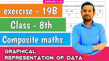 exercise-19B class 8th | graphical representation of data | composite maths  @ntrsolutions