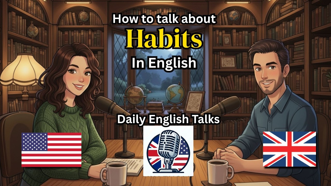 How to talk about Habits in English | Easy English conversation exercise 