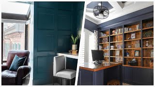 75 Mid-sized Coffered Ceiling Home Office Design Ideas You'll Love 🔴