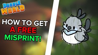 HOW TO GET A FREE MISPRINT BORBO IN DOODLE WORLD! | Doodle World