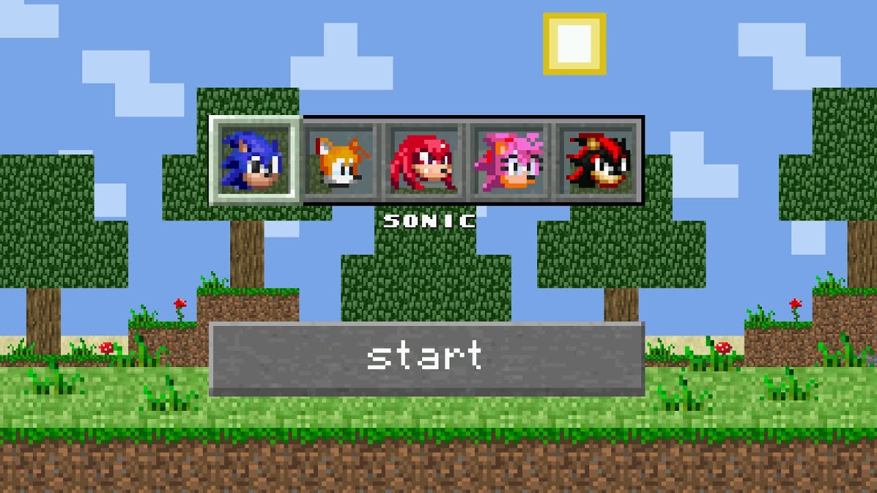 HakimiGamer on Game Jolt: Games  Sonic Minecraft World APK (Link in  article)